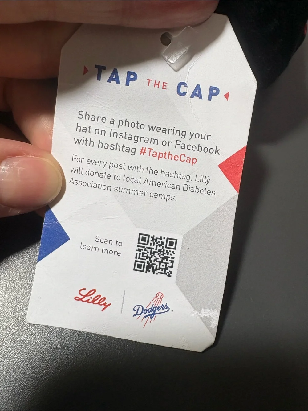 LA Dodgers x Lilly Tap the Cap 35 Black Baseball Cap